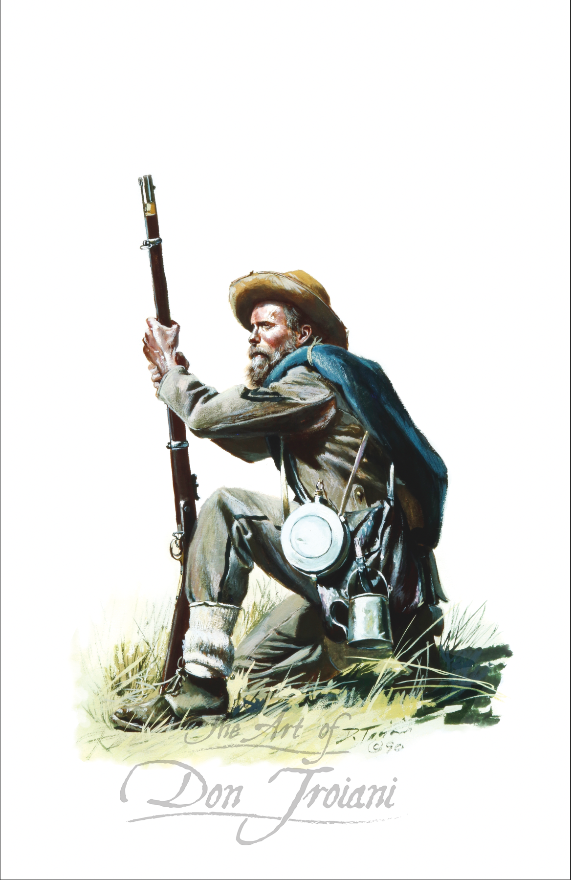 Kneeling Confederate Infantry Corporal - 1990 Version
