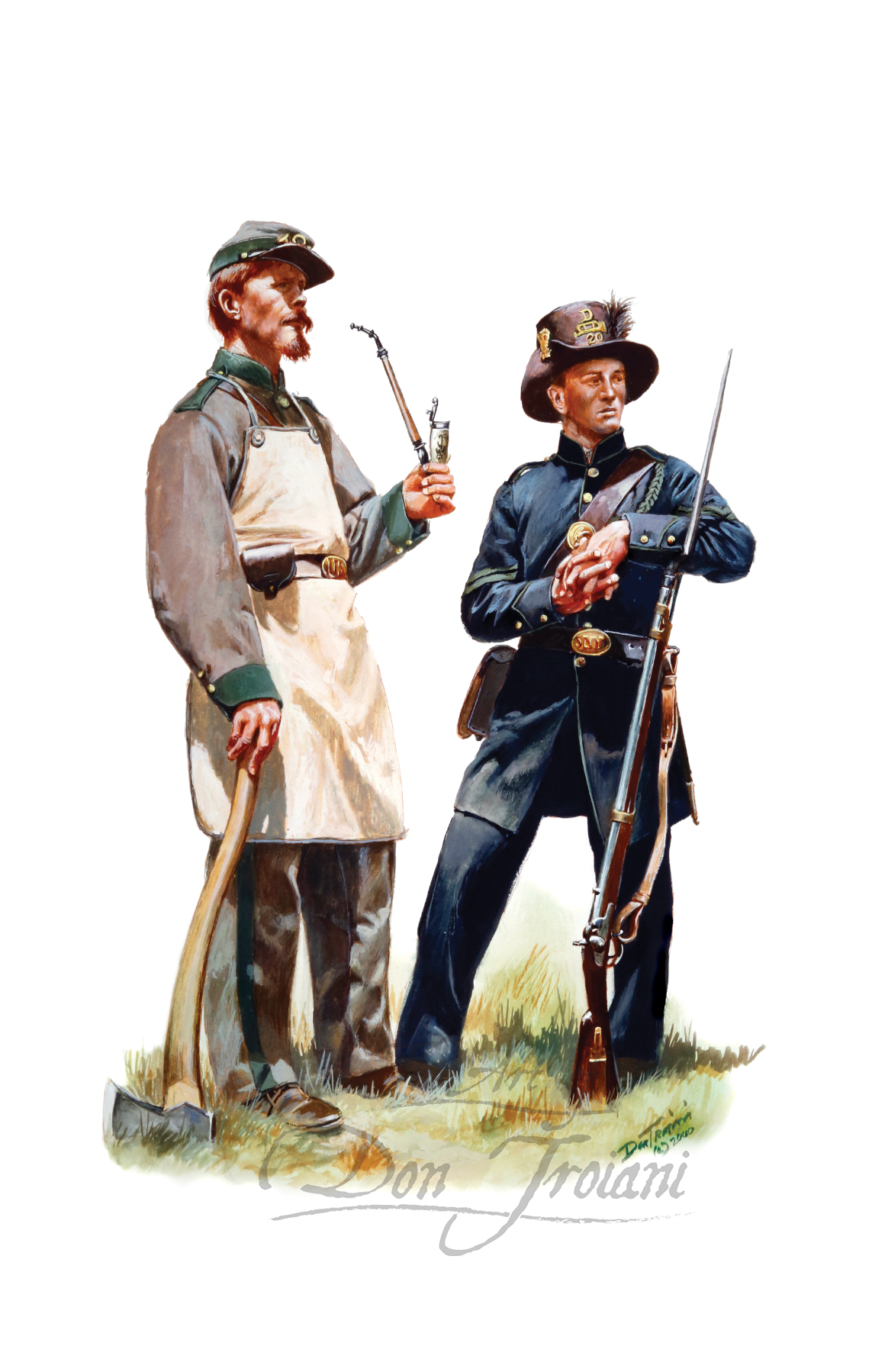 8th 1st German Rifles and 20th United Turner Rifles, New York Volunteers in 1861