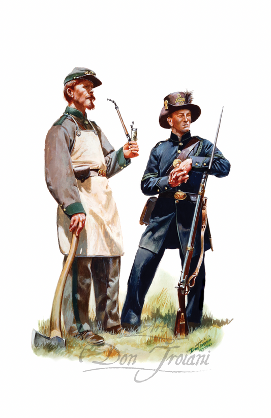 8th 1st German Rifles and 20th United Turner Rifles, New York Volunteers in 1861
