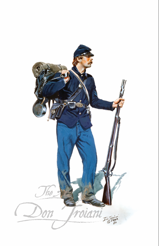 Typical Federal Infantryman In Campaign Dress