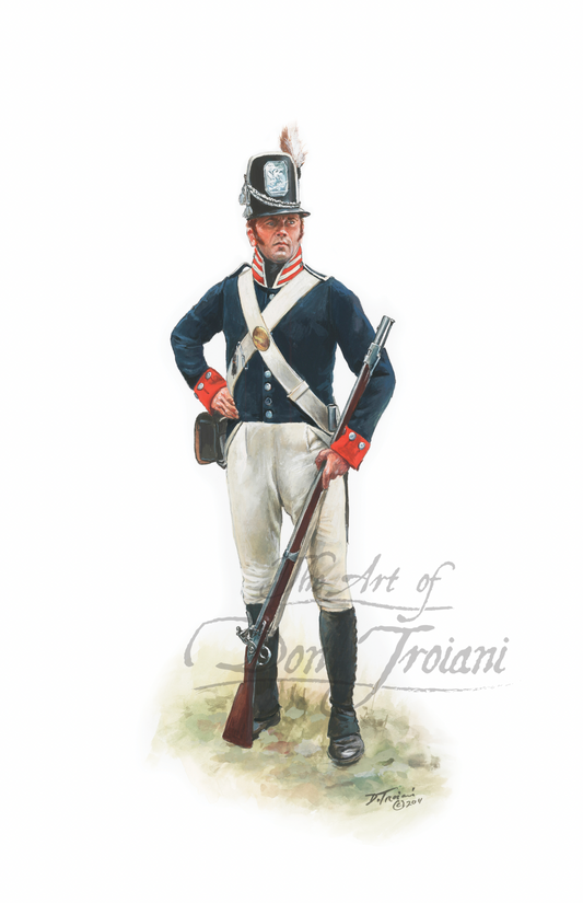 Private of the 32nd U.S. Infantry, 1812