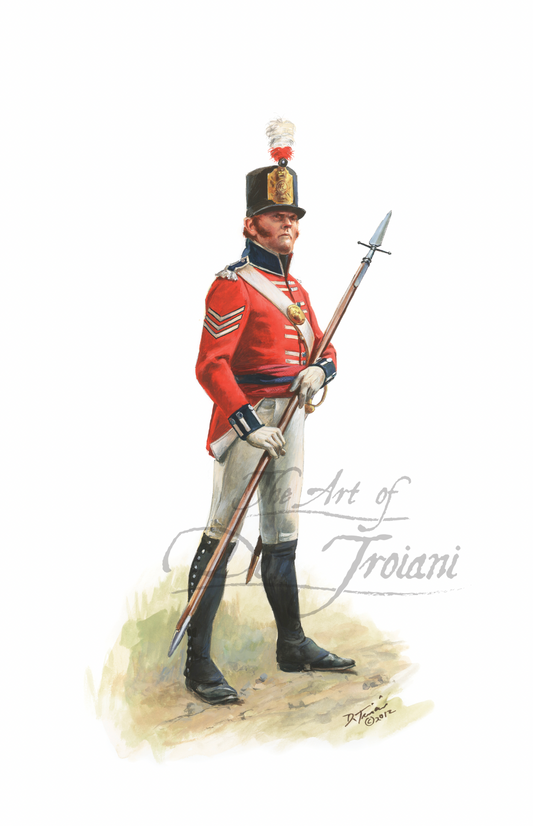 British Sergeant, 10th Royal Veteran Battalion, 1812