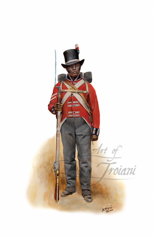 Black Royal Colonial Marine, 1814