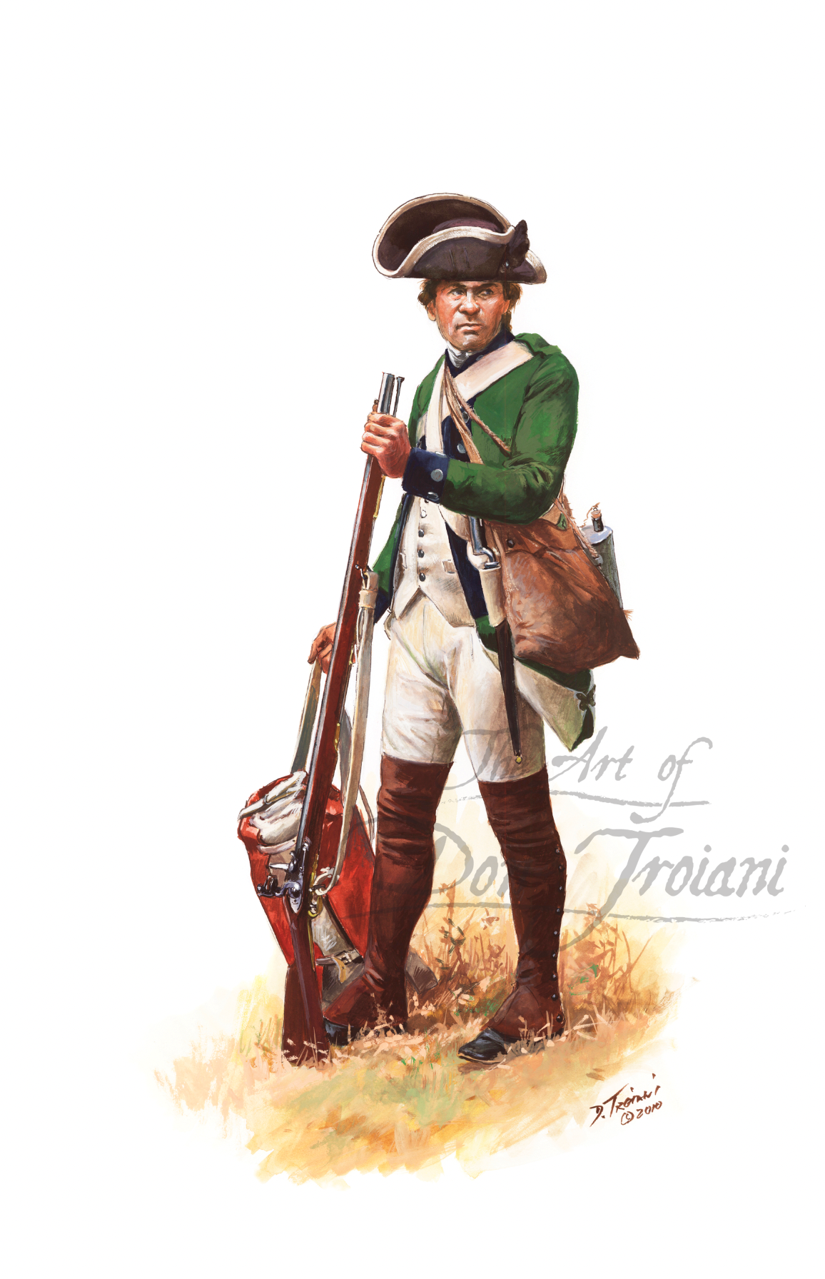 Prince Of Wales Regiment - Loyalist Private, Winter 1779-1780 (Marching Order)