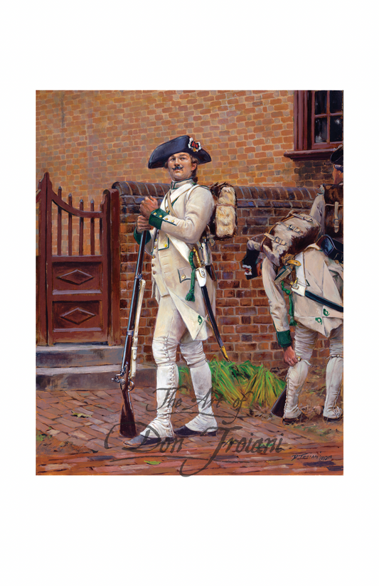 Chasseur of the French Saintonge Regiment, Yorktown, 1781