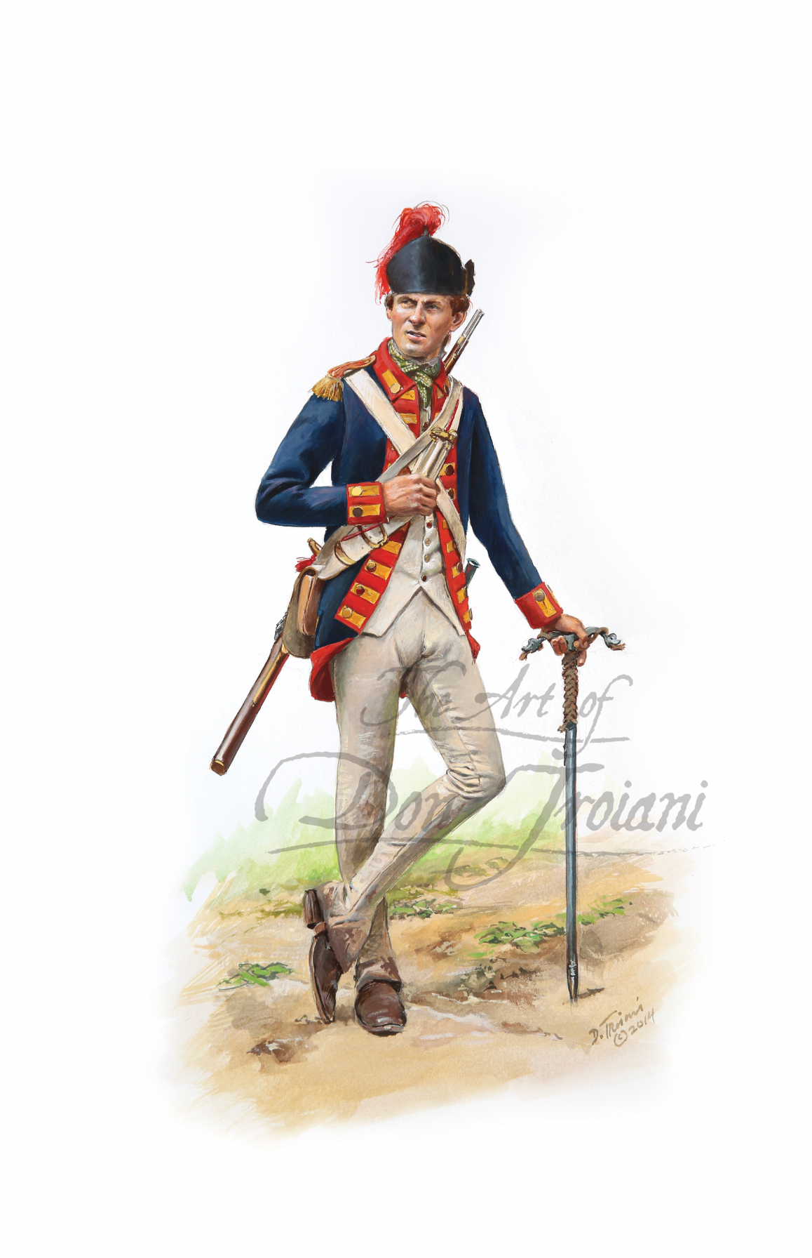 Royal Artillery Bombardier, Burgoyne Campaign, 1777