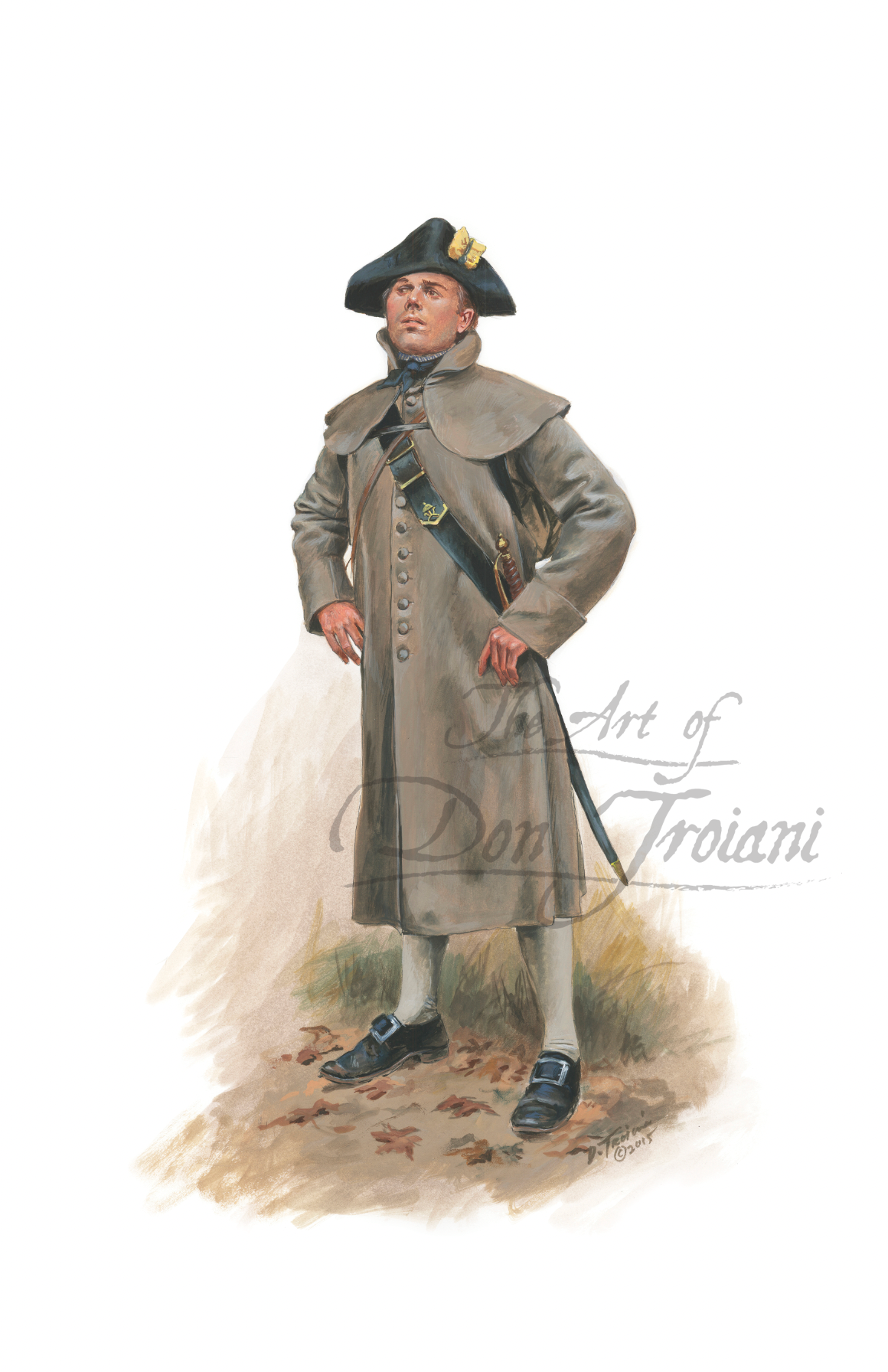 Officer of the 5th Massachusetts Regiment, 1777