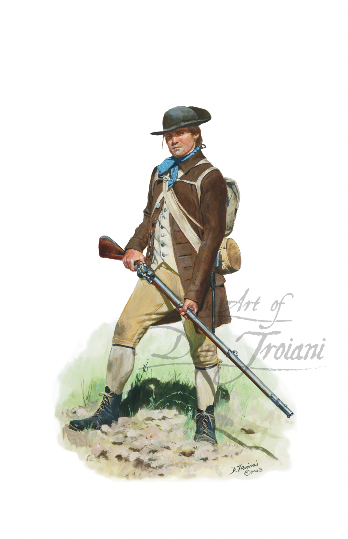 American Militia Man