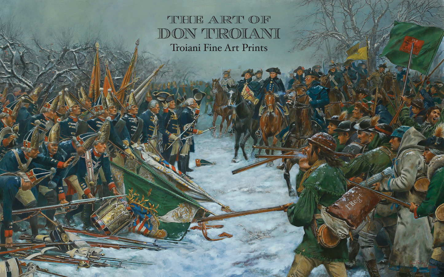 Surrender at Trenton Limited Edition Canvas Giclee