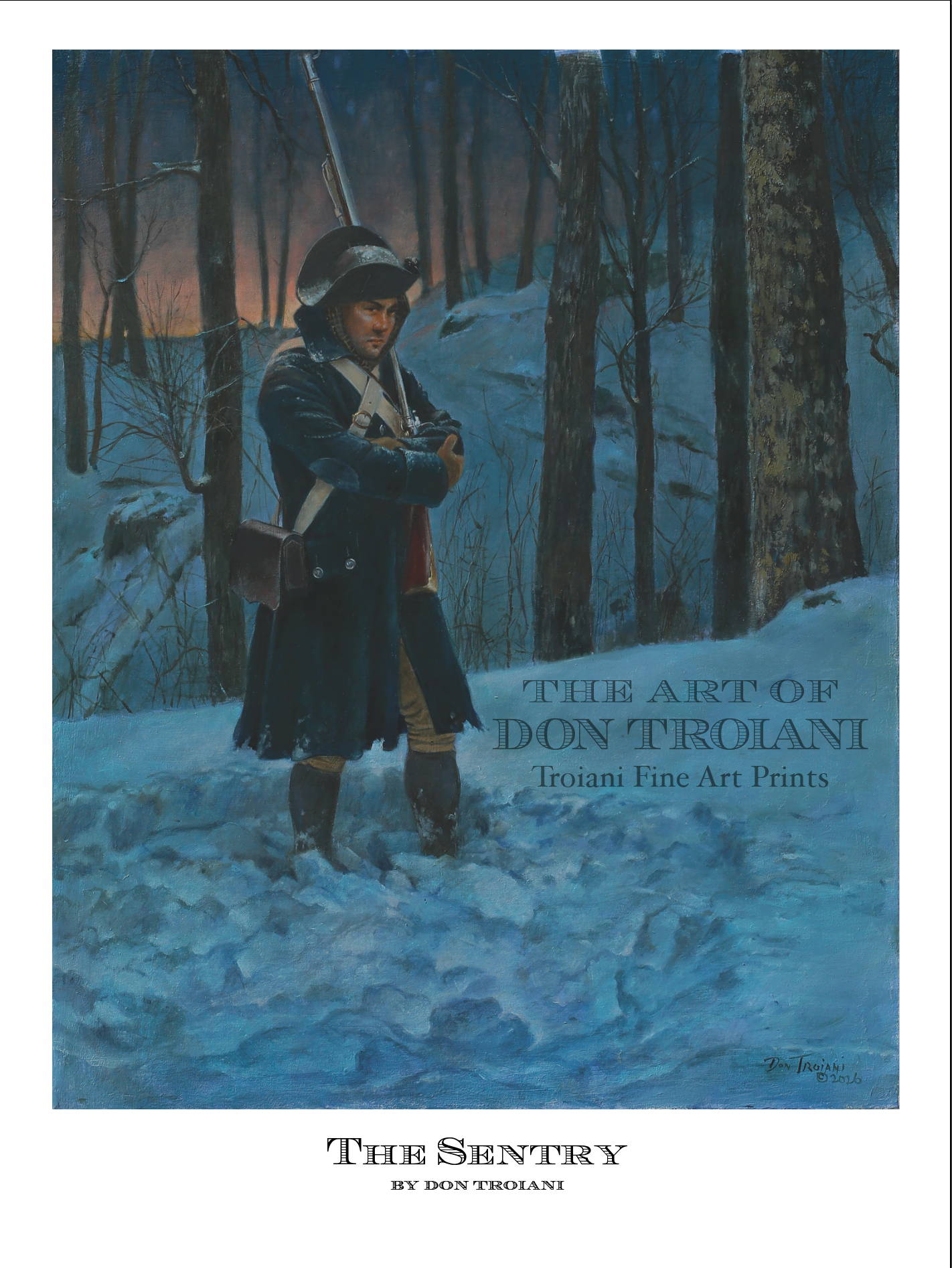 The Sentry - Continental Sentry on Duty Open Edition Giclee Print