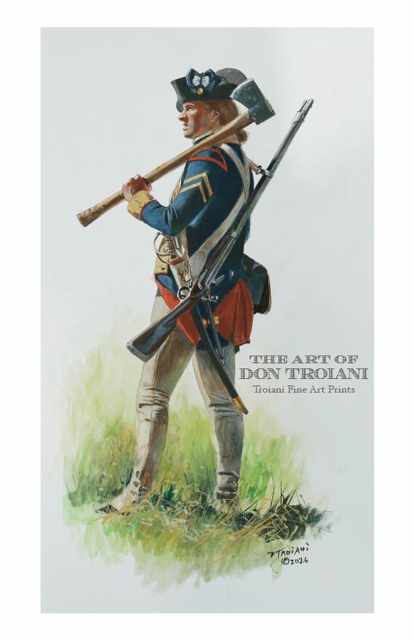 Corps of Sappers and Miners, 1782 (Connecticut soldier Joseph Plumb Martin)