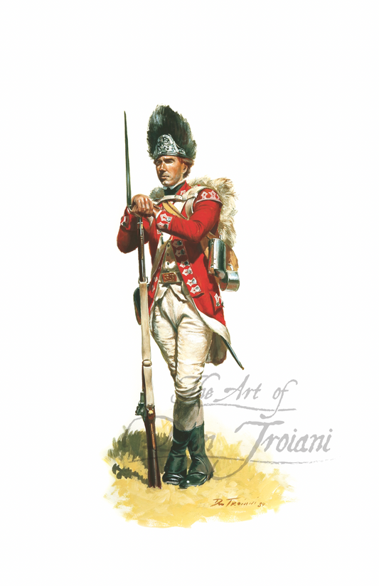 British Grenadier, 33rd Regiment of Foot, 1776