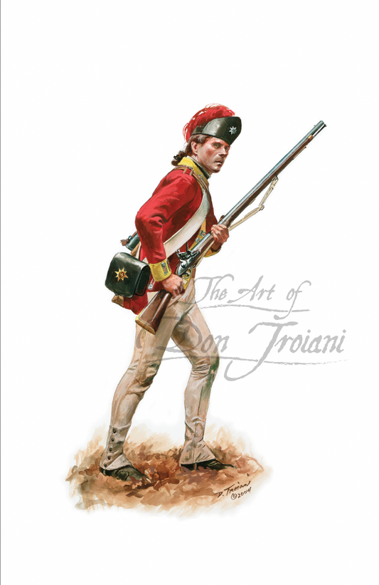 British Private of the 34th Regiment of Foot, 1777