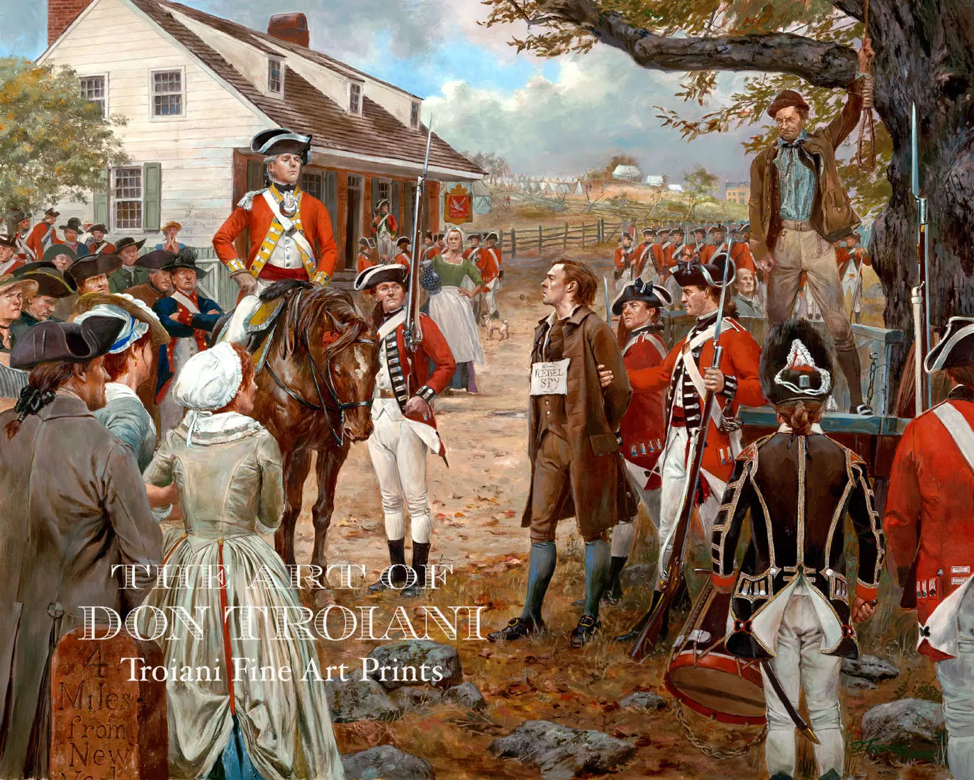 Nathan Hale, September 22, 1776 - Canvas Giclee