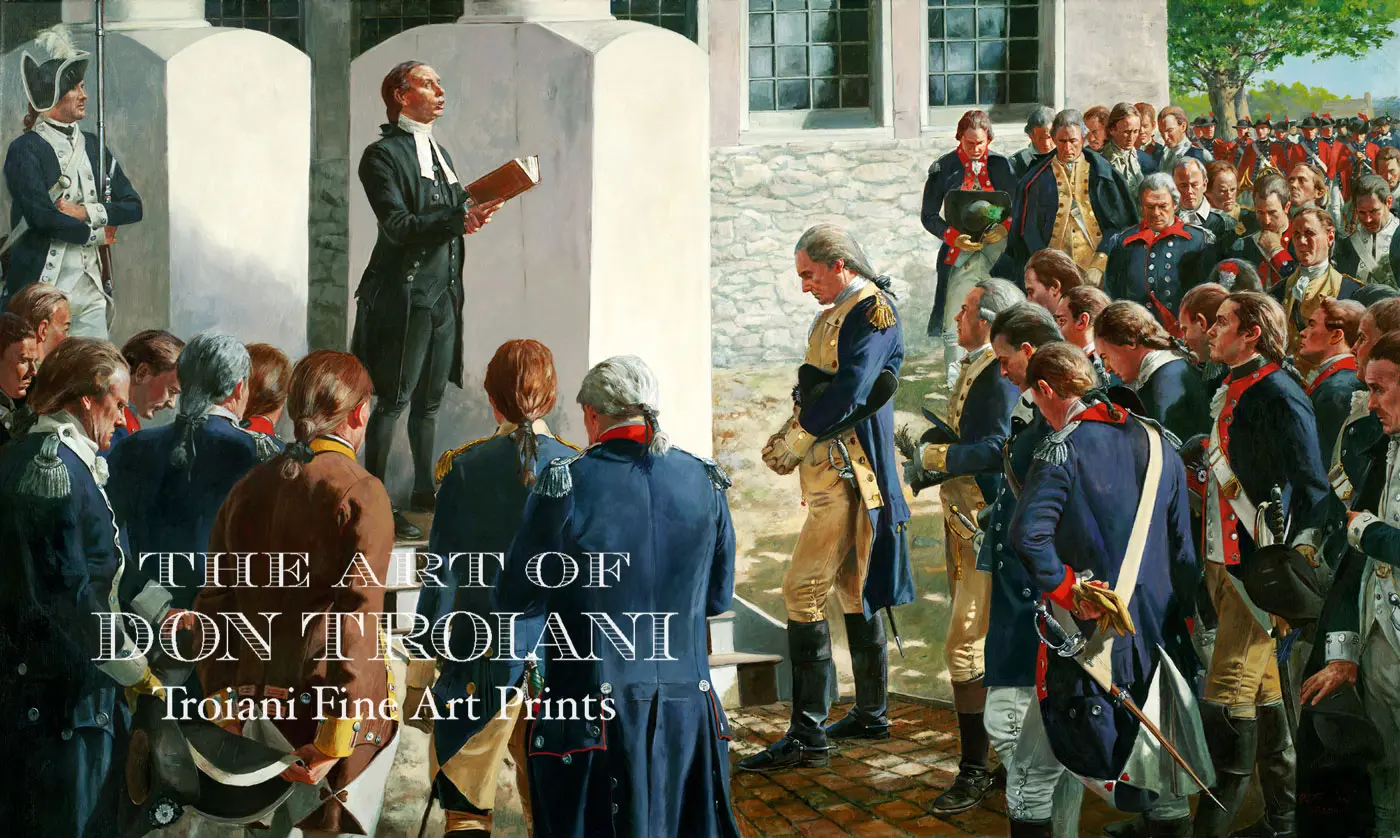 A Prayer Of Thanksgiving, April 19, 1783 - Canvas Giclee