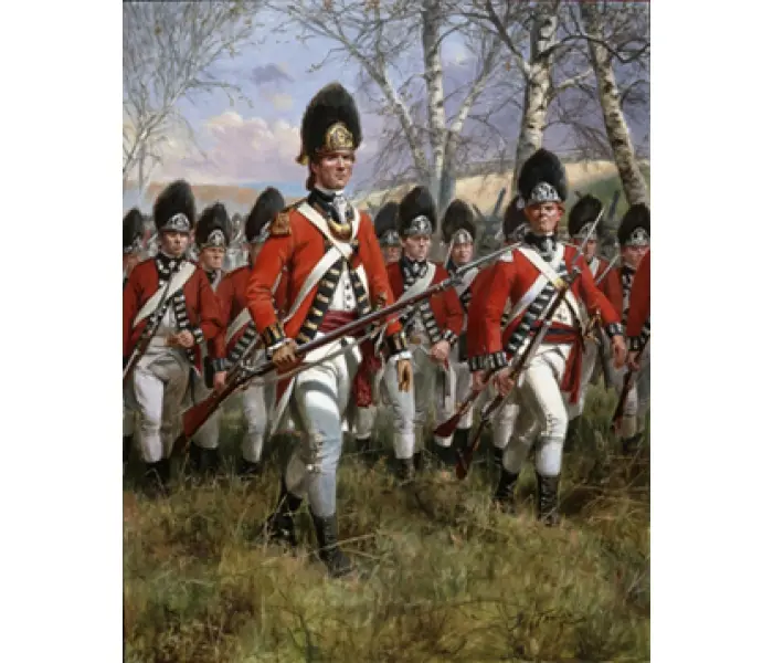Royal Welsh Fuzileers, 1775 - Canvas Giclee