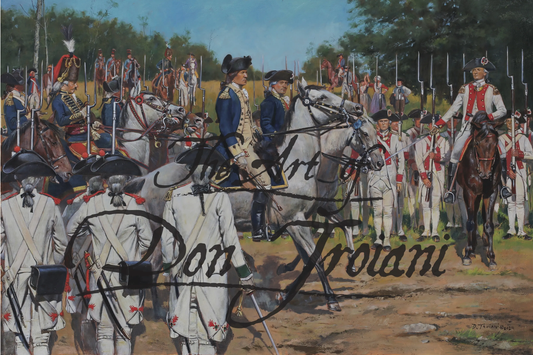 "The Allies" General Washington And Rochambeau, 1781 - Canvas Giclee