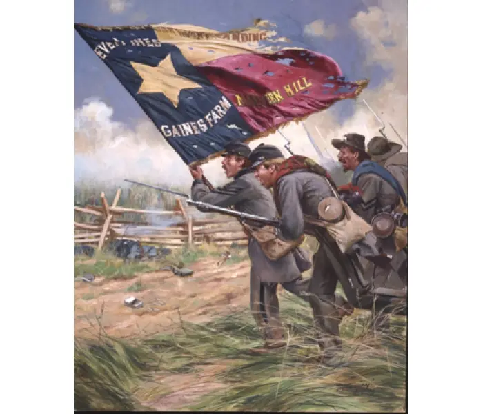 Color Bearer 1st Texas Regiment C.S.A., 1862