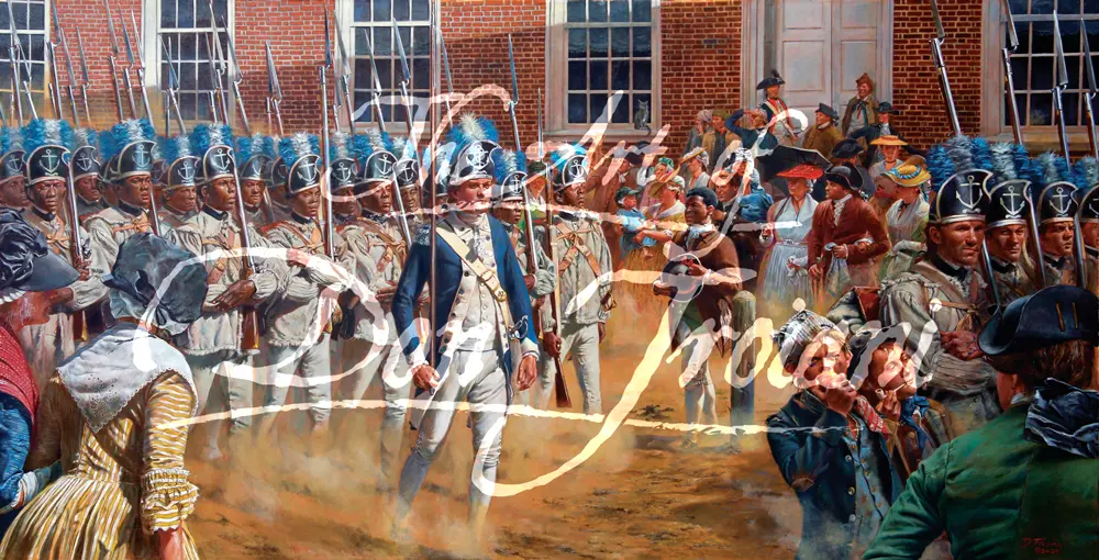 Brave Men As Ever Fought - Canvas Giclee