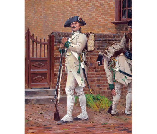 Chasseur Of The Saintonge Regiment, 1781 - Artist Proof