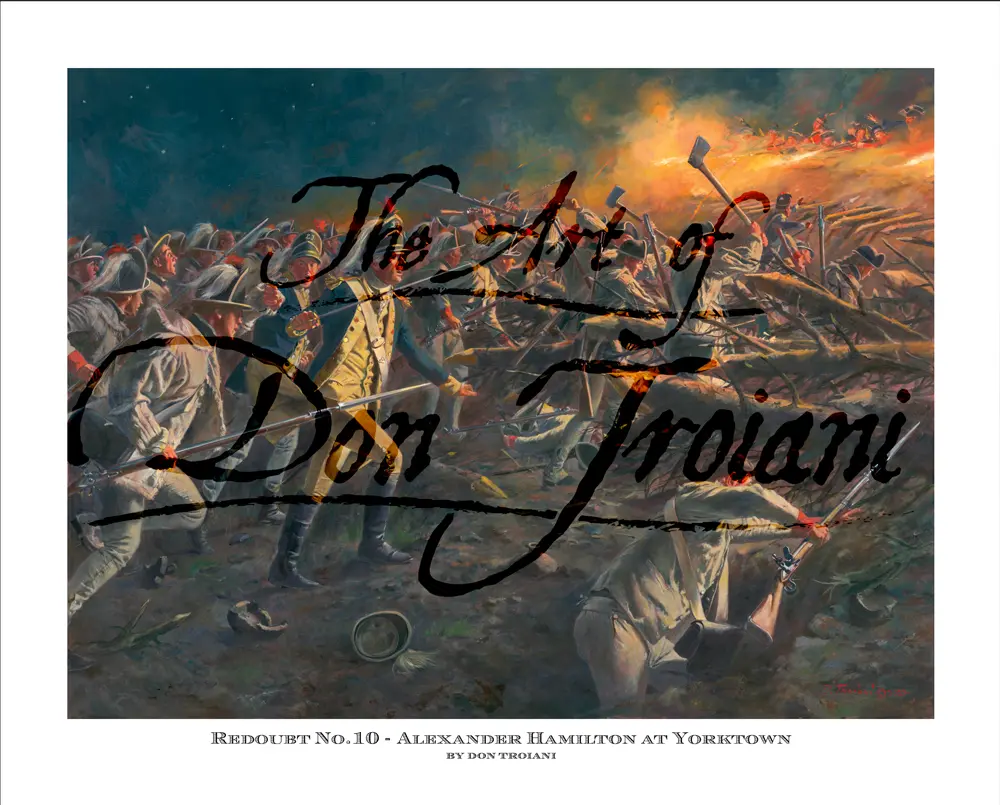 Redoubt No. 10 - Alexander Hamilton At Yorktown - Canvas Giclee