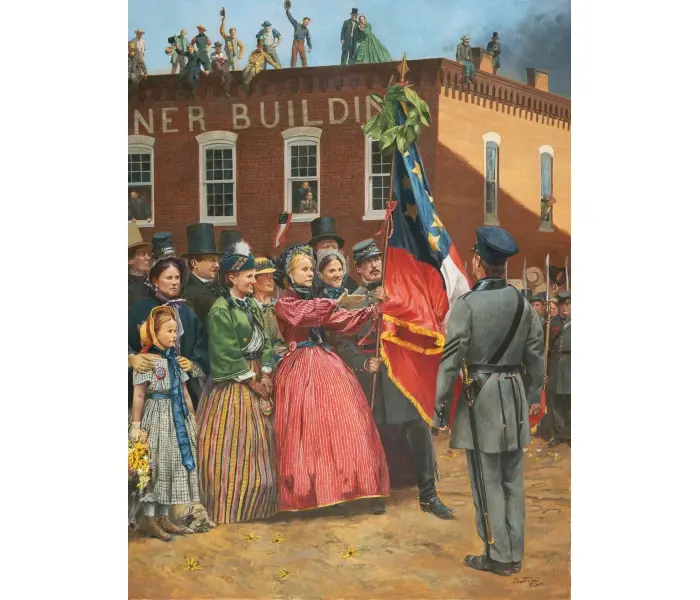 Presenting The Colors - Canvas Giclee
