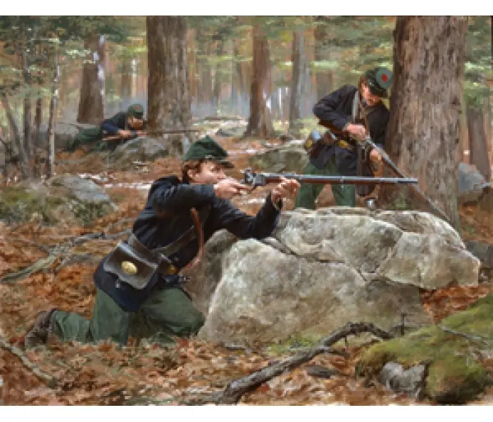 Berdan's Sharpshooters, Summer-Fall, 1863 - Canvas Giclee
