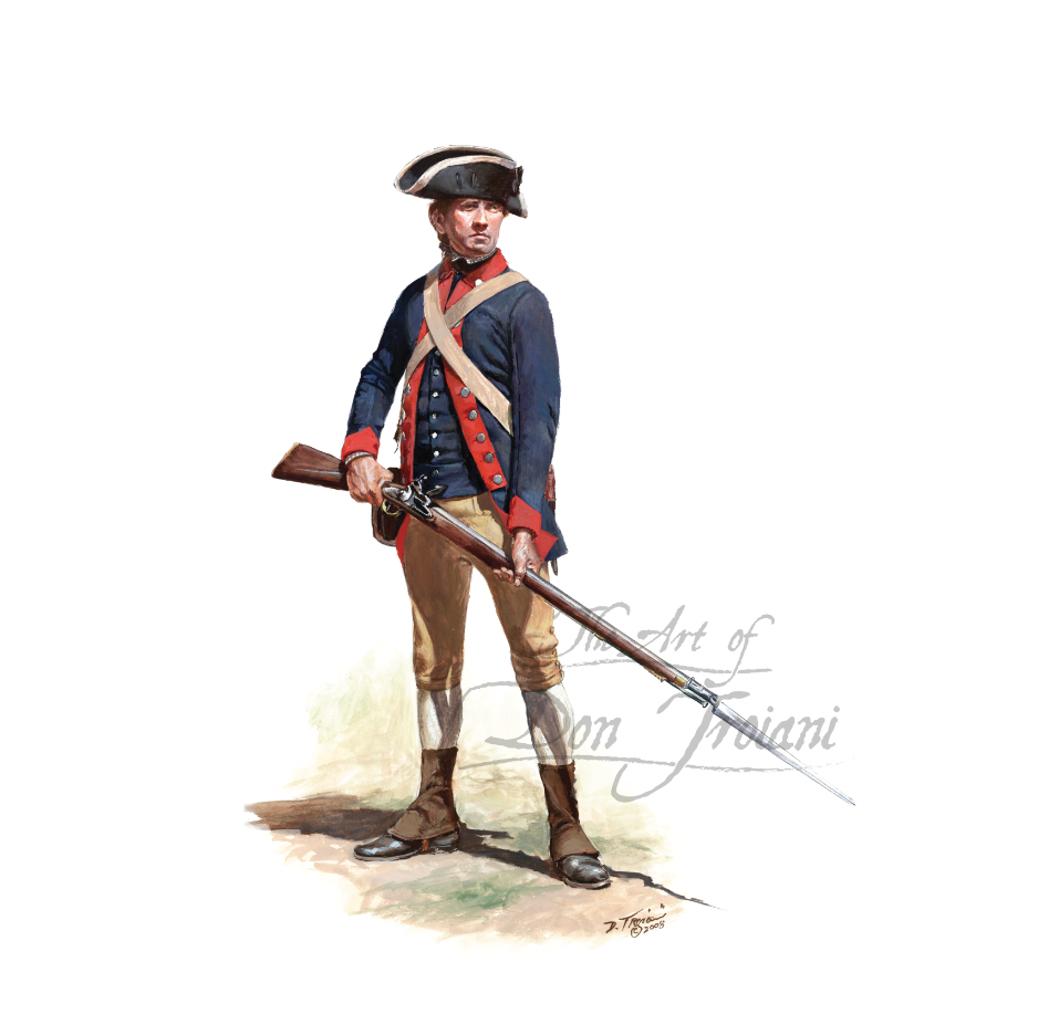 b) American Revolution, American Forces and Allies Soldiers Studies (1770-1783)
