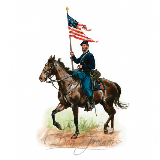 Union Cavalryman with Company Guidon, 1864