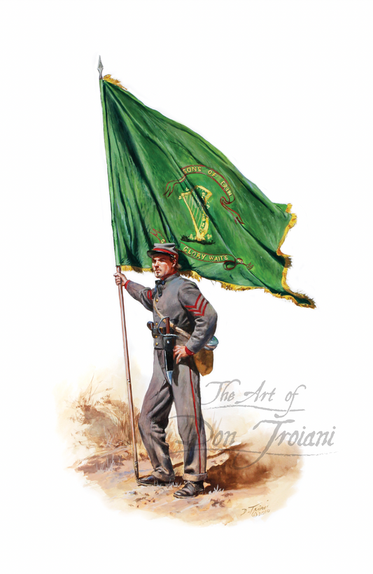 10th Tennessee Color Bearer - Irish Legion C.S.A.