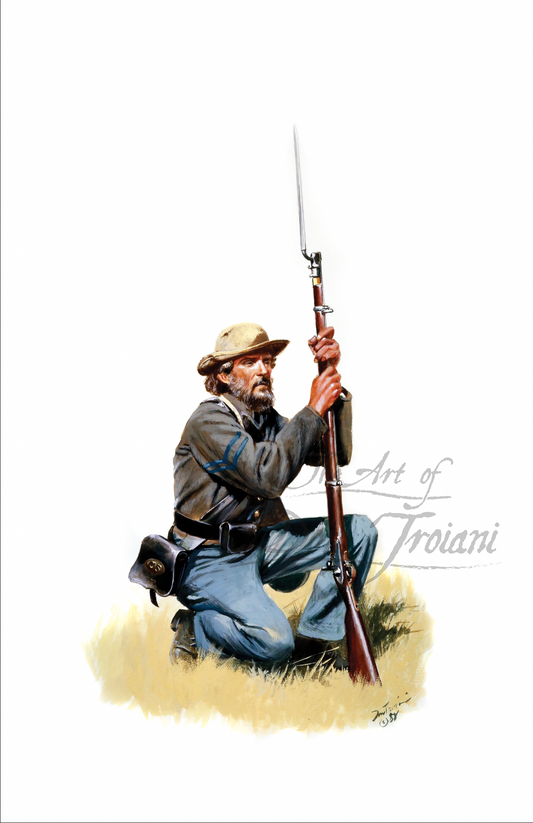 Kneeling Confederate Infantry Corporal