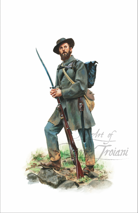 16th Georgia Regiment (Co. A) Battle Of Gettysburg July 3, 1863
