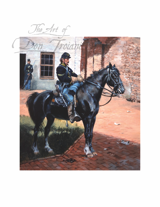 Waiting For Dispatches - Union Cavalryman