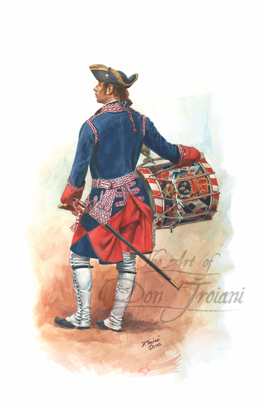 Drummer Royal Roussillon Regiment, 1756-58