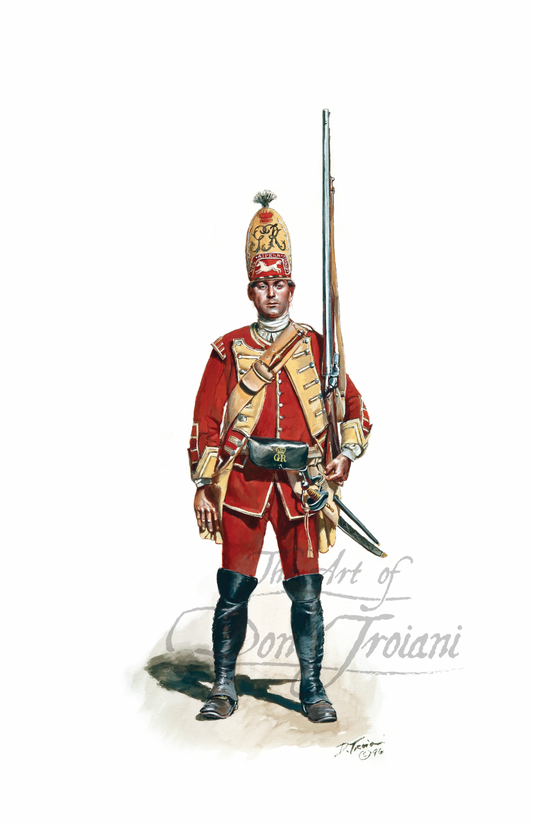 40th Regiment Of Foot British Grenadier, 1759