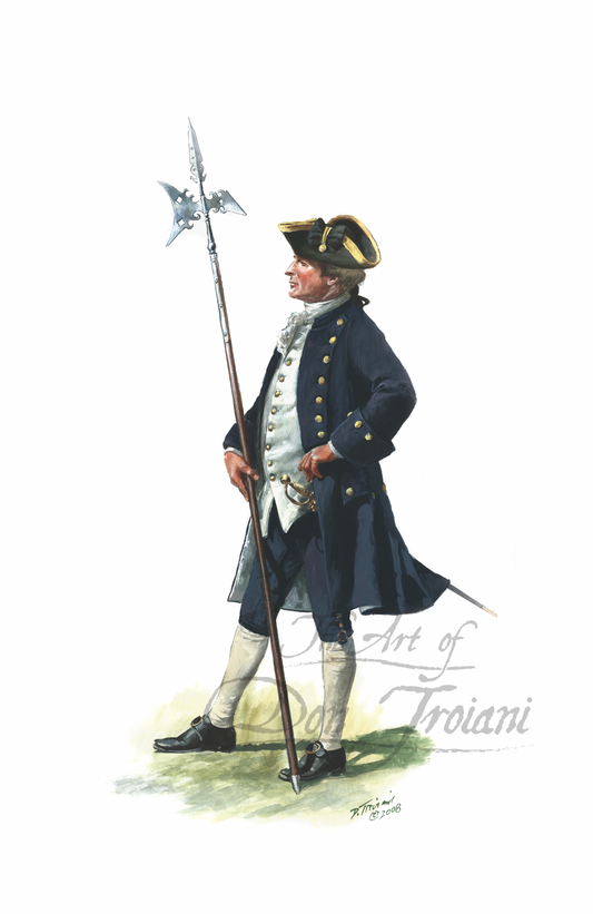 Newport Artillery Company, Sergeant, 1756-60