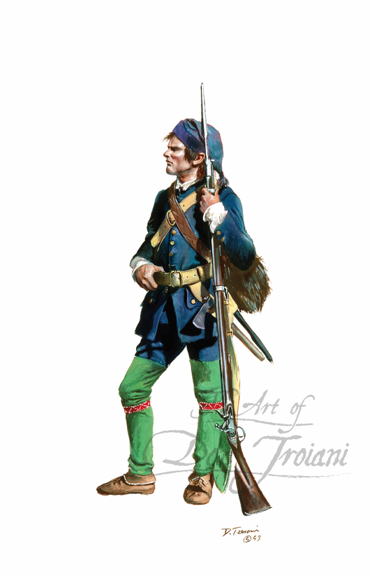 French Naval Infantry Private, 1754