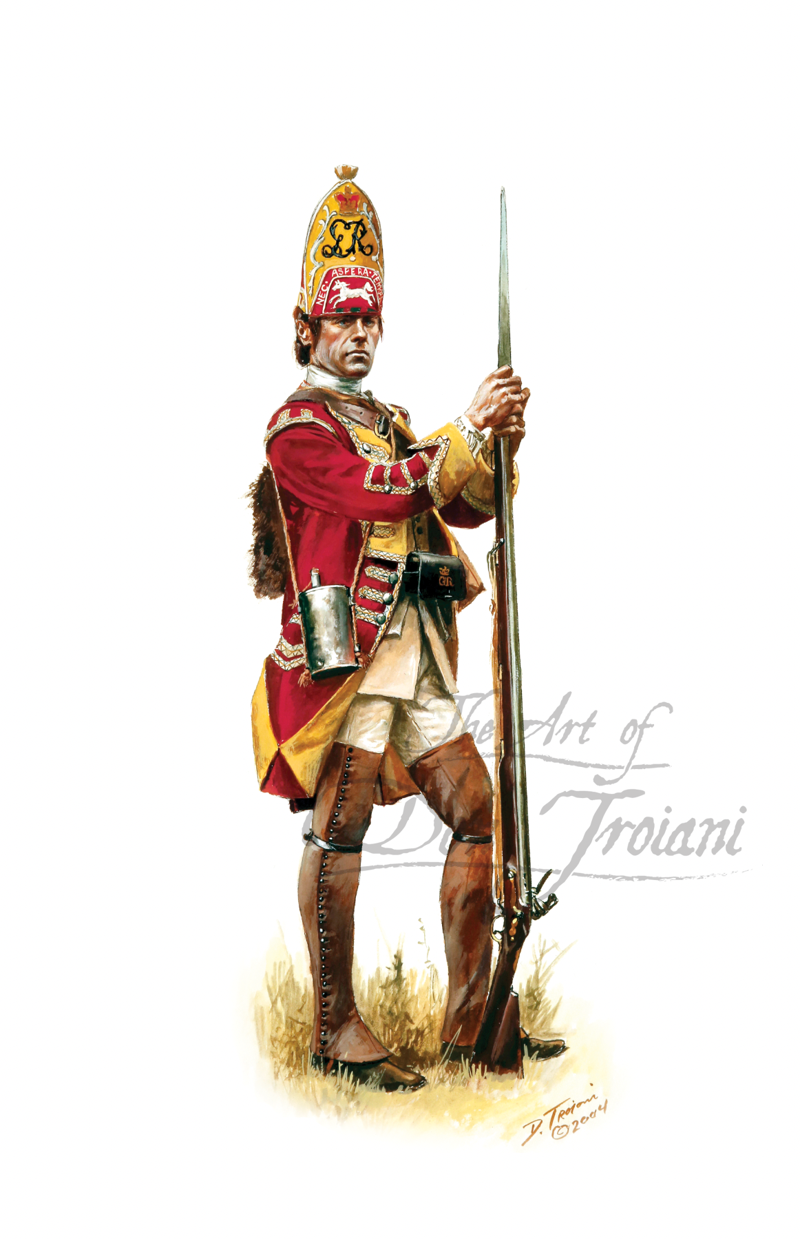 44th Regiment Of Foot British Grenadier, 1755