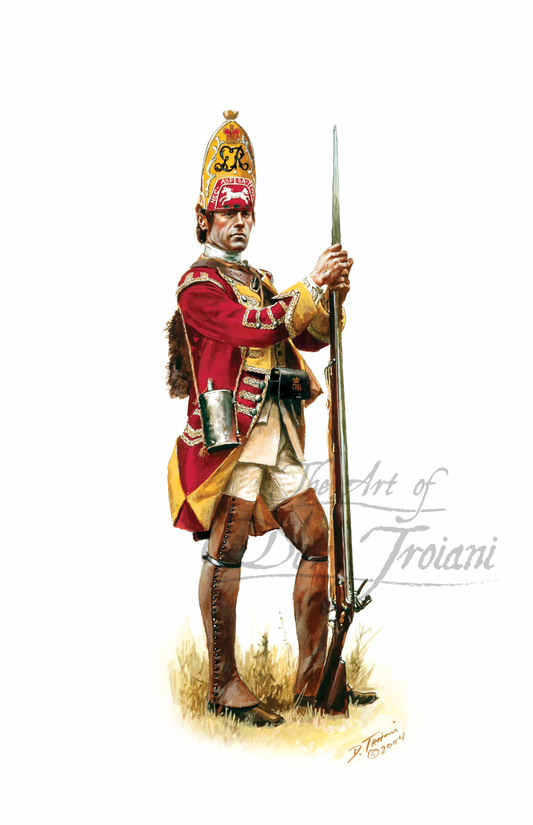 44th Regiment Of Foot British Grenadier, 1755