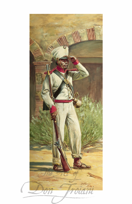 Mexican Soldier, 56th Infantry, 1836