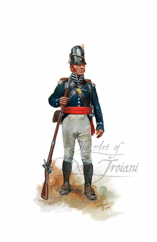 7th U.S. Infantry Sergeant, 1815 Battle Of New Orleans, War Of 1812