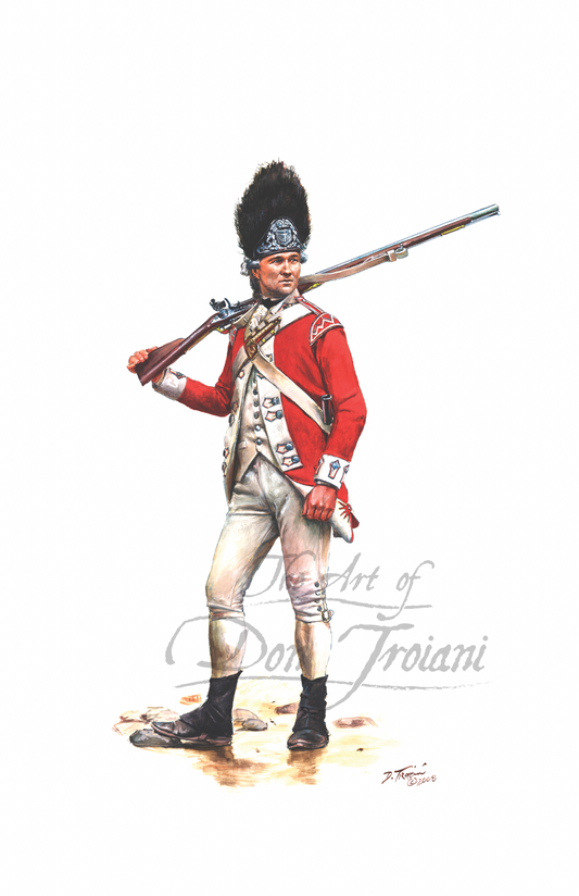 Grenadier Private British Marines, 1775