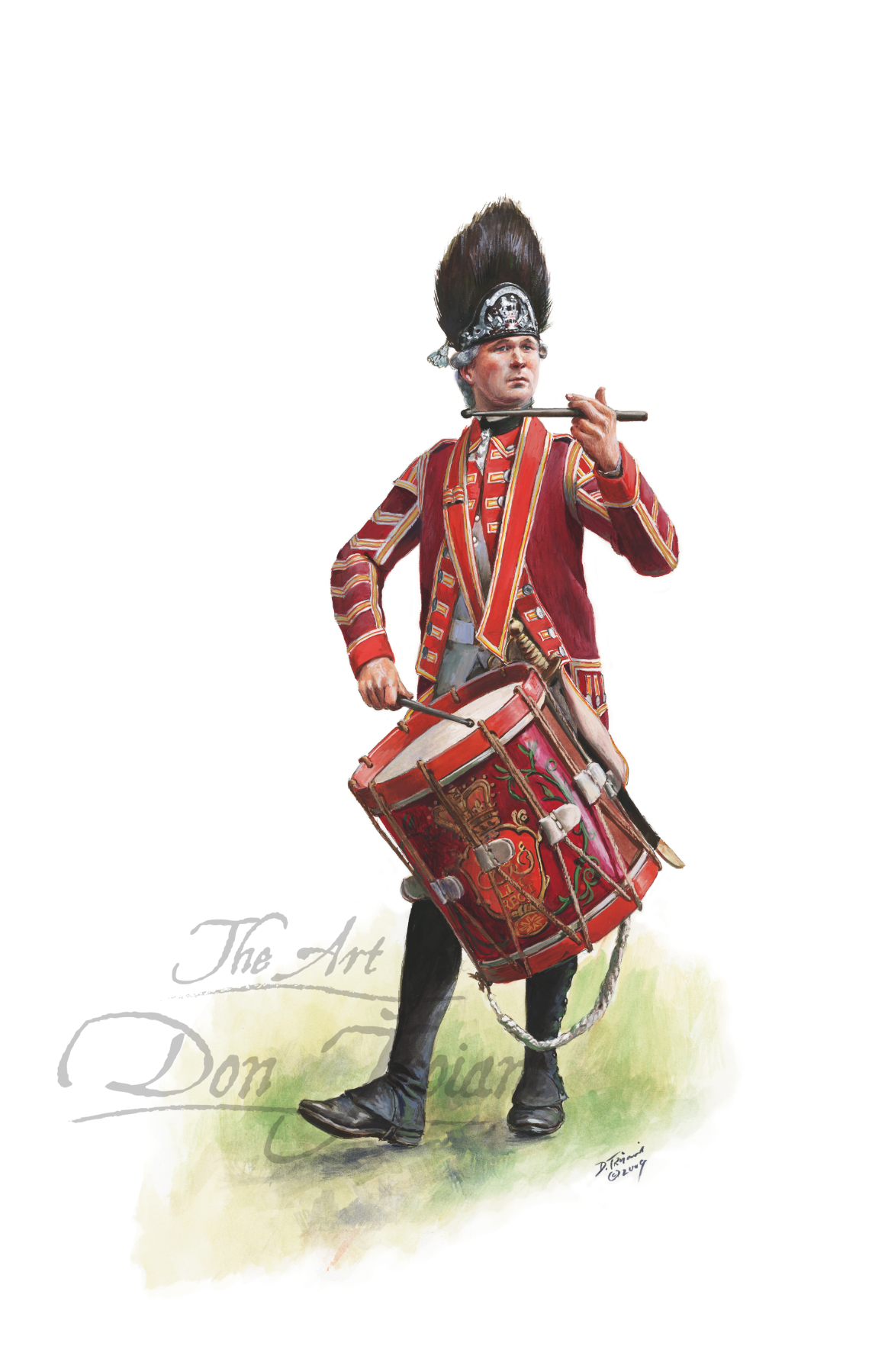 British Drummer, 59th Regiment Of Foot, 1775