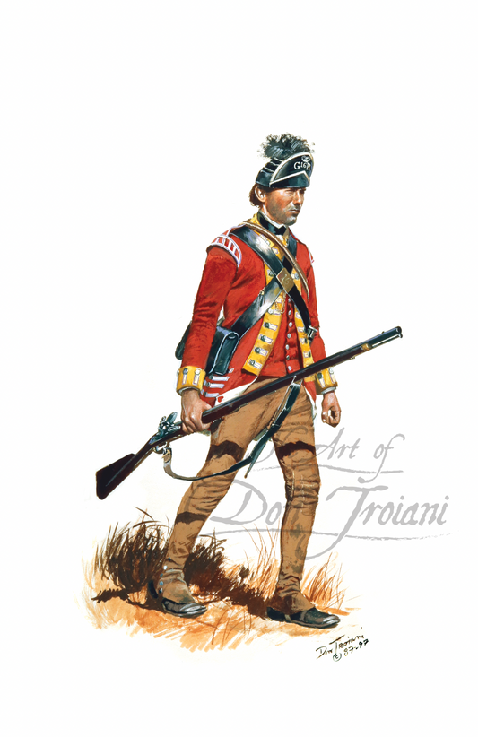 16th Regiment Of Foot, Light Company, 1777-1781