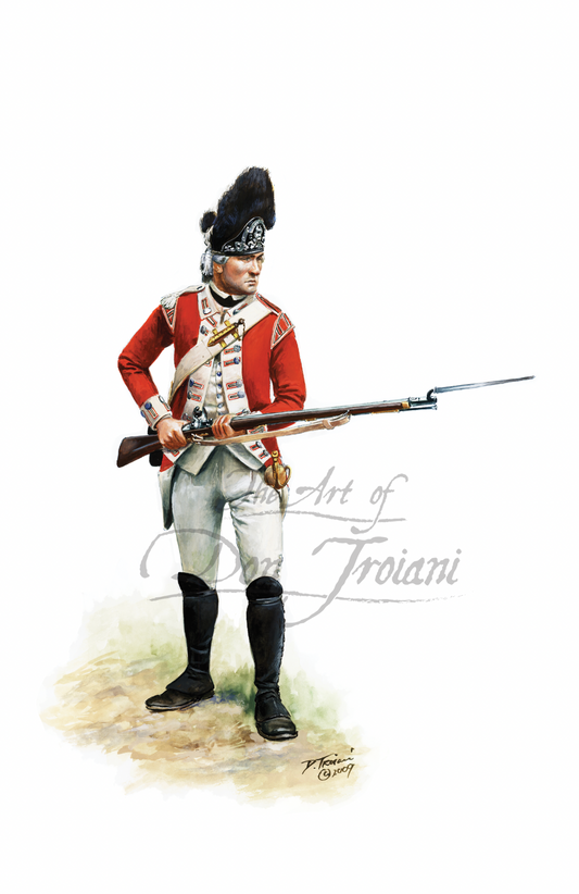 43rd Regiment Of Foot, Grenadier Corporal, 1775
