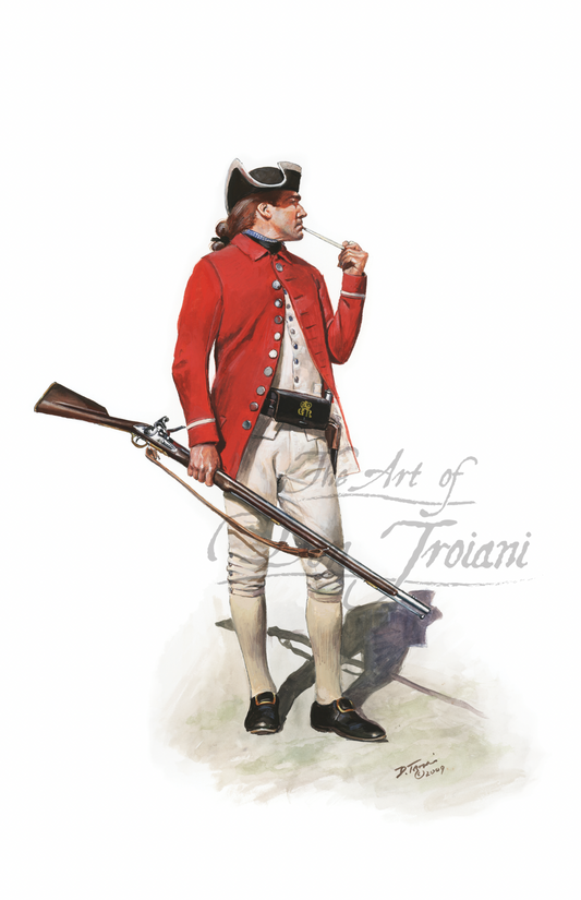 Corporal Of British German Recruits For British Regiments In America 1776-1777