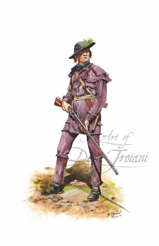 Clark's Volunteer Rifle Company Private,Watt's Regiment, Pennsylvania Flying Camp, 1776-1777
