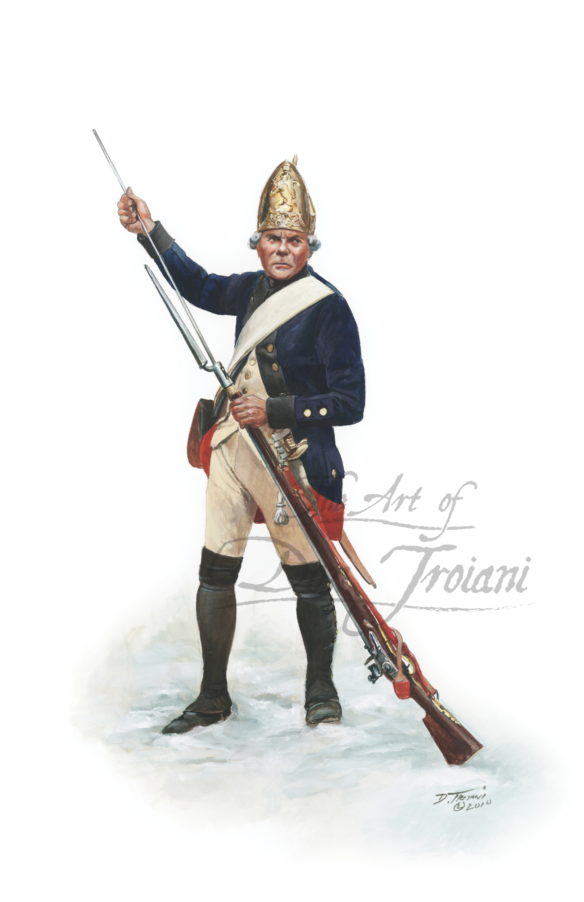 Fusilier Regiment Von Knyphausen, Battle Of Trenton, 1776