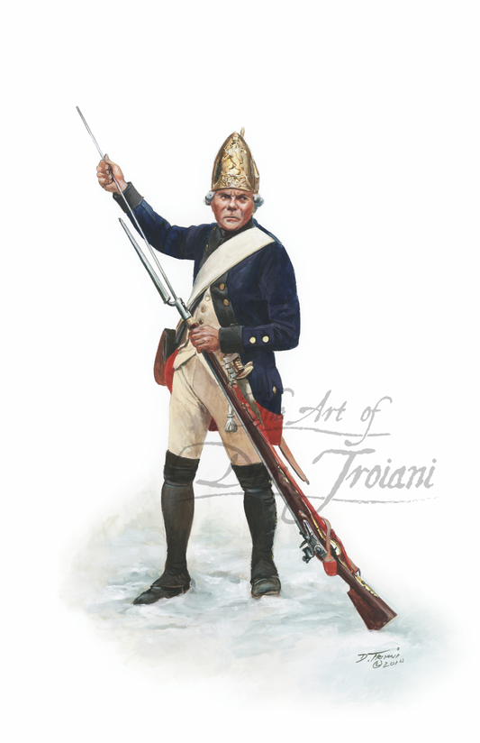 Fusilier Regiment Von Knyphausen, Battle Of Trenton, 1776