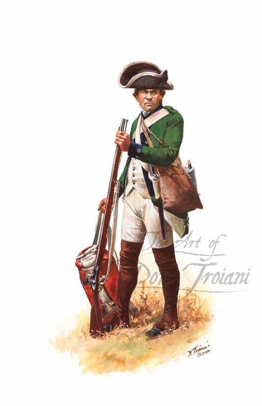 Prince Of Wales Regiment - Loyalist Private, Winter 1779-1780 (Marching Order)